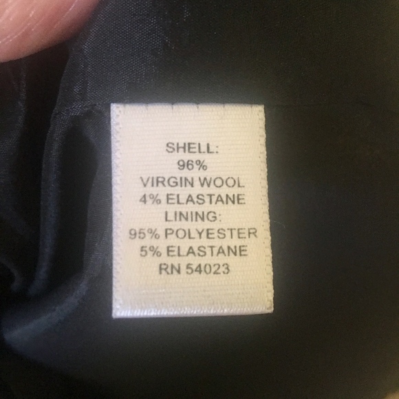 {Banana Republic} Wool Blend Black Sheath Dress - Picture 4 of 8